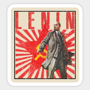 Lenin October Revolution Sticker